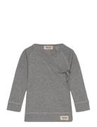 Tut Wrap Ls Tops T-shirts Long-sleeved T-shirts Grey MarMar Copenhagen