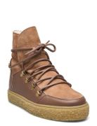 Lola Wool Shoes Boots Ankle Boots Laced Boots Beige Pavement