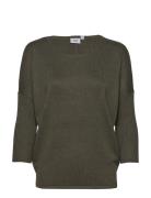 Saint Tropez A2561, Milasz R-Neck Pullover Khaki Green