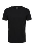 Selected Homme Slhmorgan Ss O-Neck Tee Noos Svart