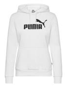 Ess Logo Hoodie Fl Sport Sweat-shirts & Hoodies Hoodies White PUMA