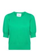 Liva Strik T-Shirt Tops Knitwear Jumpers Green Minus