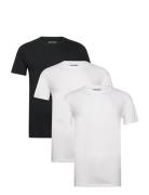 3 Pack T-Shirts Tops T-shirts Short-sleeved White Denim Project