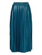 Vinitban Midi Skirt - Noos Knälång Kjol Blue Vila