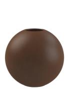 Ball Vase 10Cm Home Decoration Vases Small Vases Brown Cooee Design