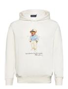 Polo Bear Fleece Hoodie Tops Sweat-shirts & Hoodies Hoodies White Polo...