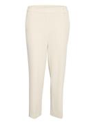 Kaffe Kasakura Hw Cropped Pants Vit