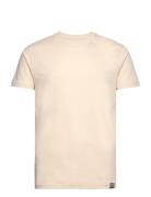 Organic Thor Tee Tops T-shirts Short-sleeved Cream Mads Nørgaard