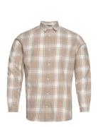 Jjegingham Twill Shirt L/S Tops Shirts Casual Multi/patterned Jack & J...