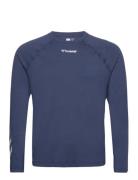 Hmlmt Laze T-Shirt L/S Sport T-shirts Long-sleeved Blue Hummel