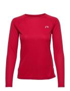 Newline Women Core Running T-Shirt L/S Röd