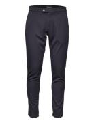 Tofred Bottoms Trousers Casual Navy Solid