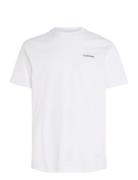 Calvin Klein Micro Logo Interlock T-Shirt Vit