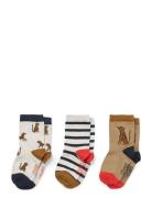 Liewood Silas Socks 3-Pack Multi/patterned