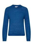 Vila Vijamina O-Neck L/S Knit Top - Noos Blå