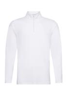 Youv 1/4 Zip Sport Sweat-shirts & Hoodies Fleeces & Midlayers White PU...