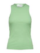 Selected Femme Slfanna O-Neck Tank Top Noos Grön