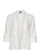 Vero Moda Vmjesmilo 3/4 Loose Blazer Wvn Ga Noos Vit