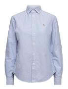 Classic Fit Oxford Shirt Tops Shirts Long-sleeved Blue Polo Ralph Laur...