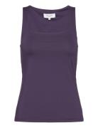 Billie Top Tops T-shirts & Tops Sleeveless Purple Rosemunde