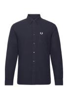 Oxford Shirt Tops Shirts Casual Navy Fred Perry