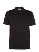 Calvin Klein Smooth Cotton Slim Polo Svart