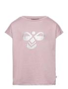 Hmldiez T-Shirt S/S Sport T-shirts Short-sleeved Pink Hummel