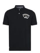 Superdry Applique Classic Fit Polo Svart