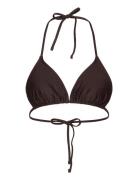 Rosemunde Triangle Bikini Top Brun