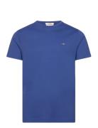 GANT Slim Shield Ss T-Shirt Blå