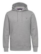 GANT Reg Shield Hoodie Grå