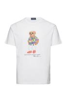 Classic Fit Polo Bear Jersey T-Shirt Tops T-shirts Short-sleeved White...