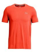 Vanish Seamless Ss Sport T-shirts Short-sleeved Orange Under Armour