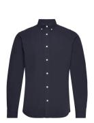 Slhslimrick-Poplin Shirt Ls Noos Tops Shirts Business Navy Selected Ho...