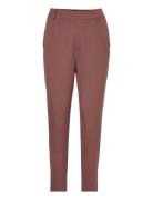 Vivar Hw Slim Pant - Noos Bottoms Trousers Slim Fit Trousers Pink Vila