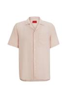 Ellino Tops Shirts Short-sleeved Pink HUGO
