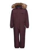 Coverall W. Fake Fur Outerwear Coveralls Snow-ski Coveralls & Sets Bur...