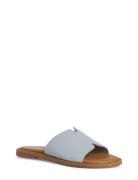 Women Slides Platta Sandaler Blue Tamaris