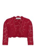 Bolero Tops Knitwear Cardigans Red Rosemunde Kids
