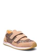 Shoes - Flat - With Velcro Låga Sneakers Beige ANGULUS