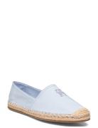 Embroidered Flat Espadrille Sandaletter Expadrilles Låga Blue Tommy Hi...