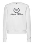 Tommy Hilfiger Reg Flag Script Cnk Swtshrt Vit