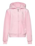 Diamante Zip Through Hoodie Tops Sweat-shirts & Hoodies Hoodies Pink J...