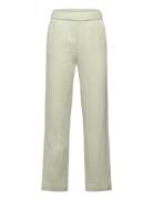 Lindex Trousers Double Weave Grön