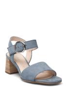 Ankle-Strap Sandal Sandal Med Klack Blue Gabor