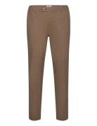 Linen Club Pants Bottoms Trousers Formal Brown Lindbergh