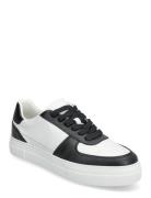 Slhharald Leather Sneaker Låga Sneakers Black Selected Homme