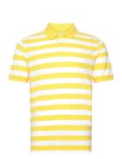 GANT Stripe Ss Pique Polo Gul