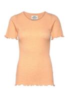 Pointella Trixy Tee Tops T-shirts & Tops Short-sleeved Orange Mads Nør...