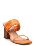 Raver Sandal Sandal Med Klack Orange Steve Madden